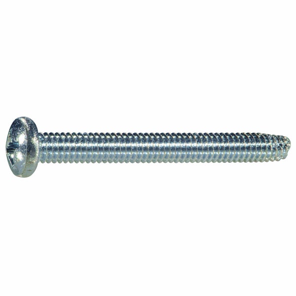 Midwest Fastener Sheet Metal Screw, #12 x 2 in, Zinc Plated Steel Pan Head Phillips Drive, 6 PK 931651 - main